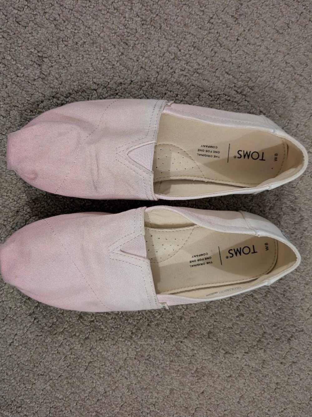 TOMS Alpargata Classic slip-on canvas shoes